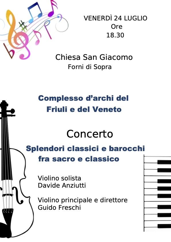 Concerto forni 2026