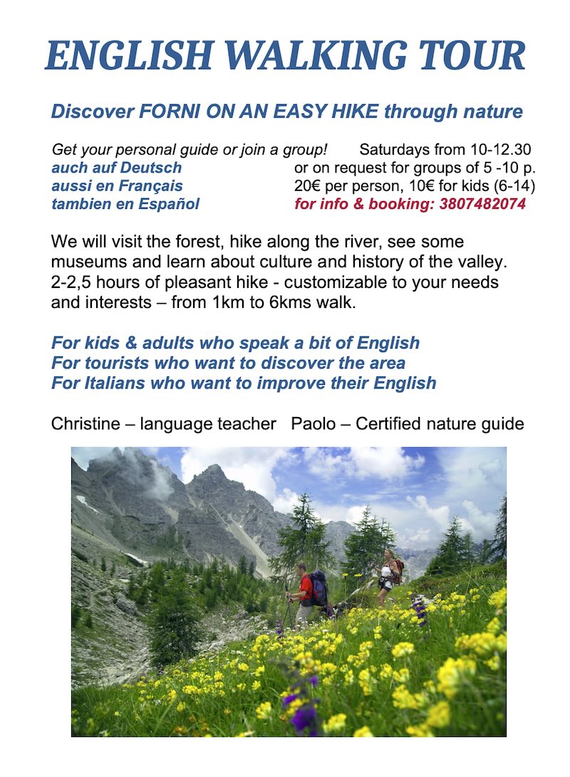 English walking tour
