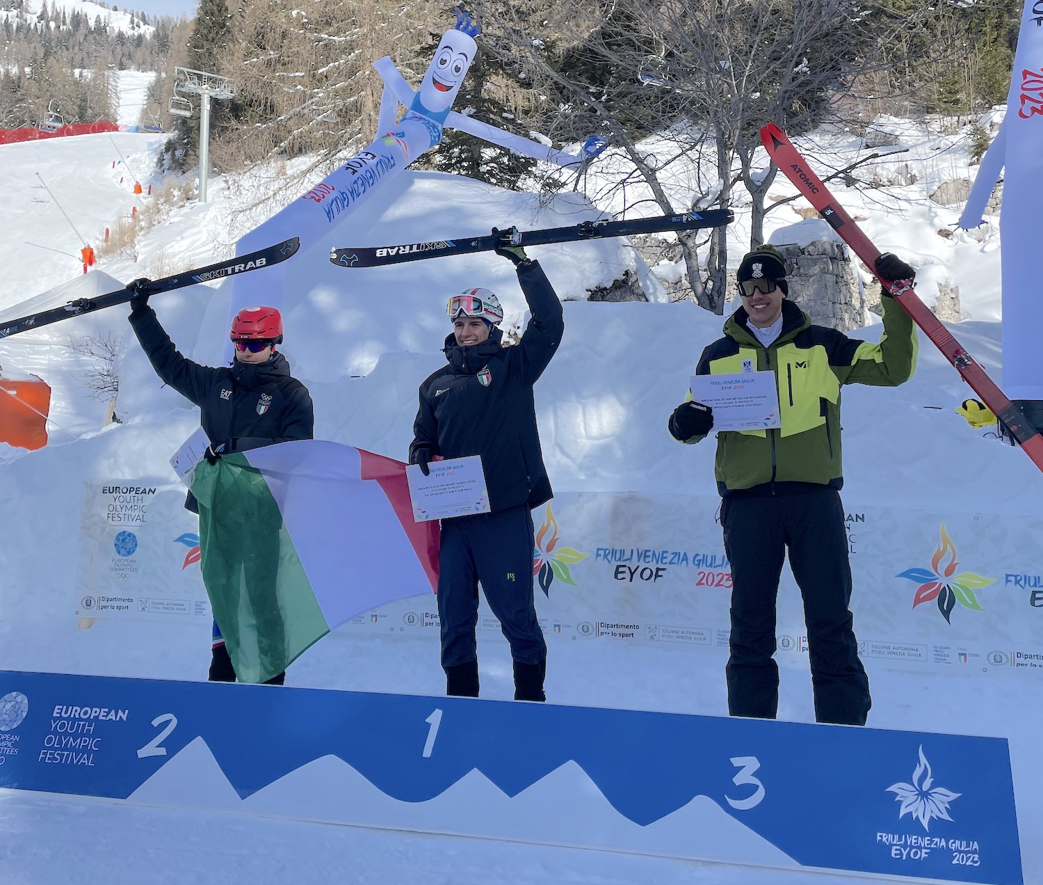 INDIVIDUAL RACE 2023 SKI MOUNTAINEERING FORNI DI SOPRA PODIUM F INDIVIDUAL RACE 2023 SKI MOUNTAINEERING FORNI DI SOPRA PODIUM M