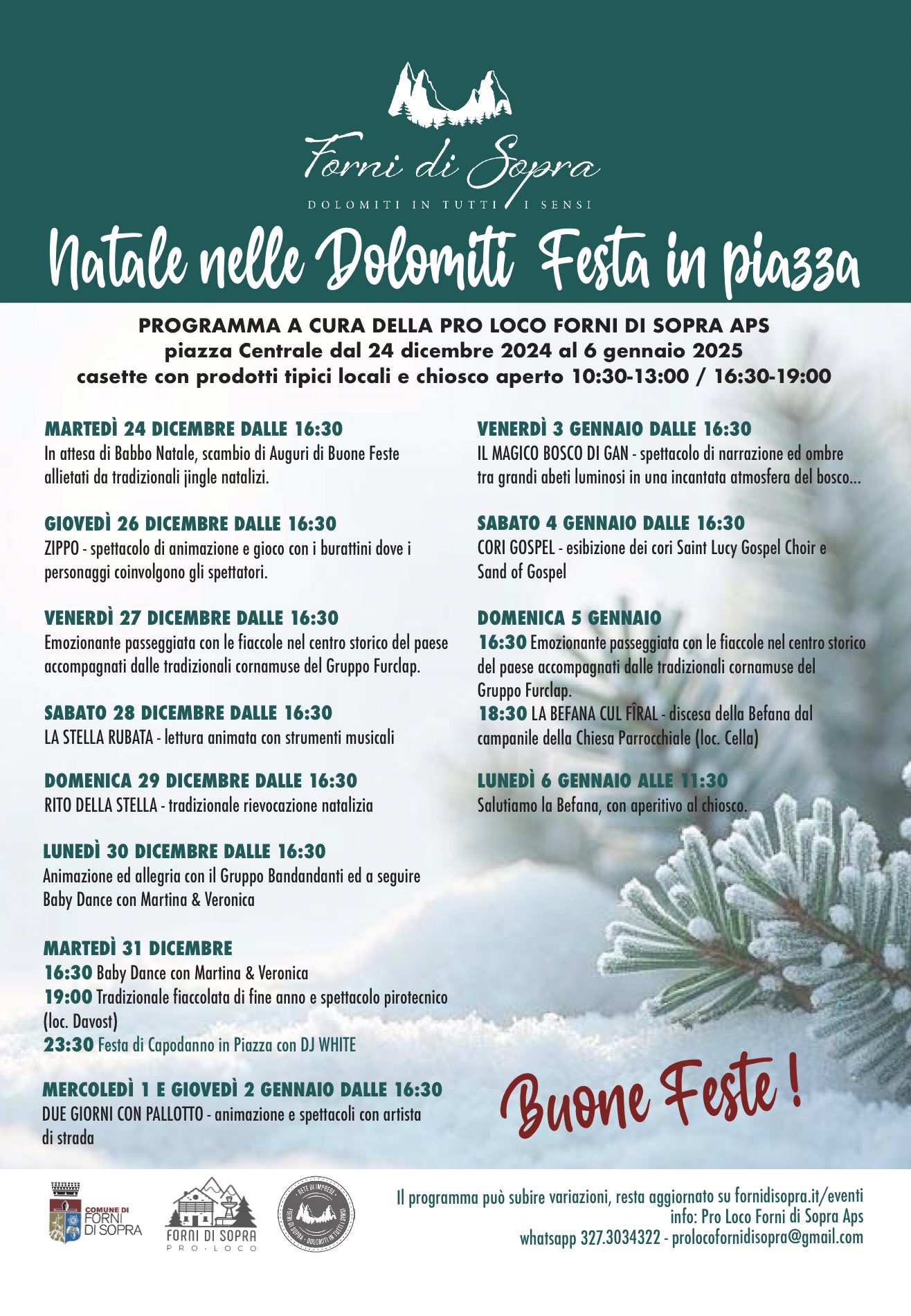 Orario fiaccolata corretto