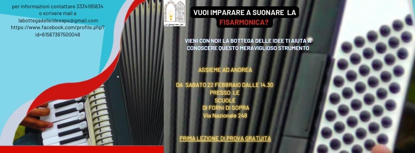 fisarmonica lezioni bottega delle idee