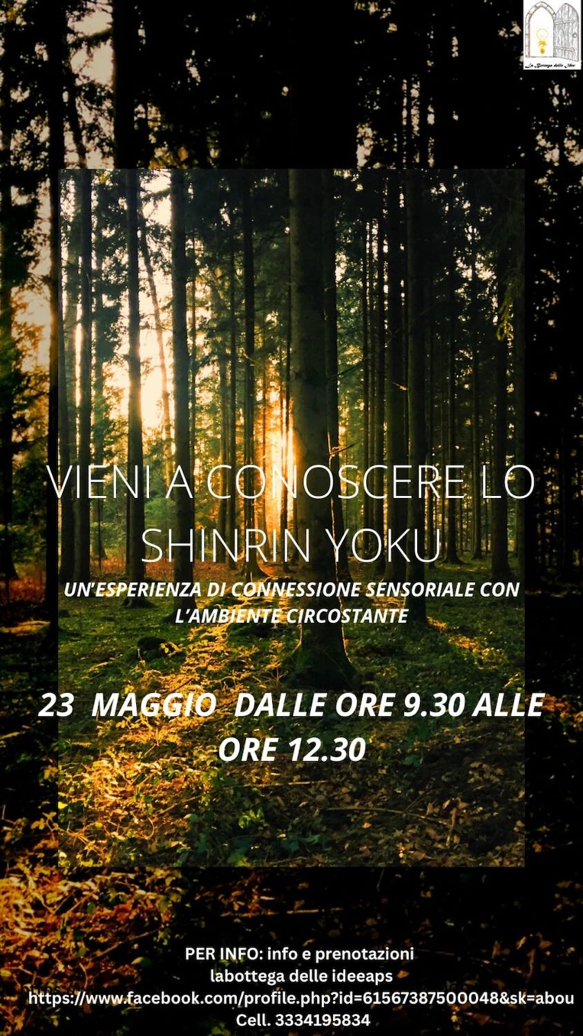 forest bathing barbarito 23 maggio