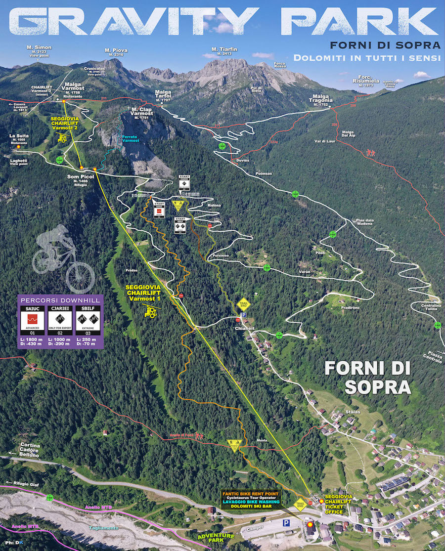 gravity park forni di sopra varmost