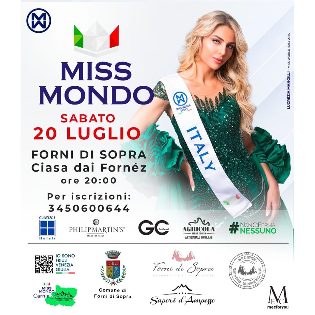 miss mondo fornidisopra