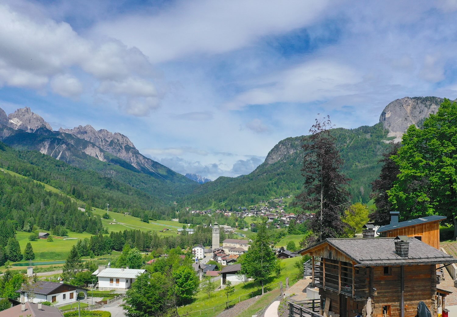 panoramica dolomites forni di sopra