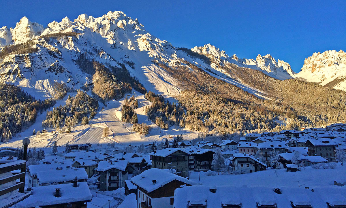 panoramica forni di sopra neve panoramica forni di sopra neve