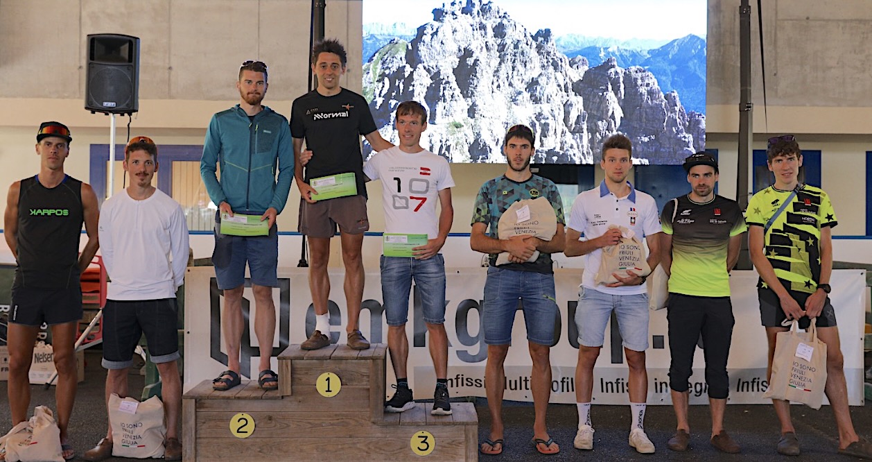 podio maschile trail dolomiti fornidisopra 2025