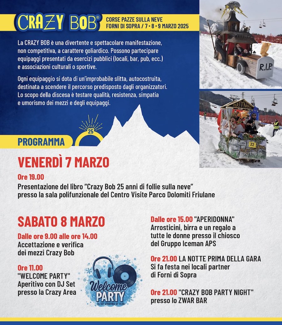 programma crazy bob 2025 forni di sopra