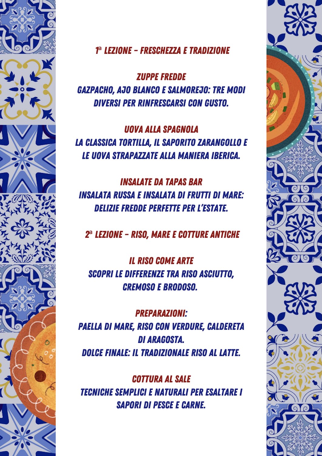 sapori di spagna 2025 ricette