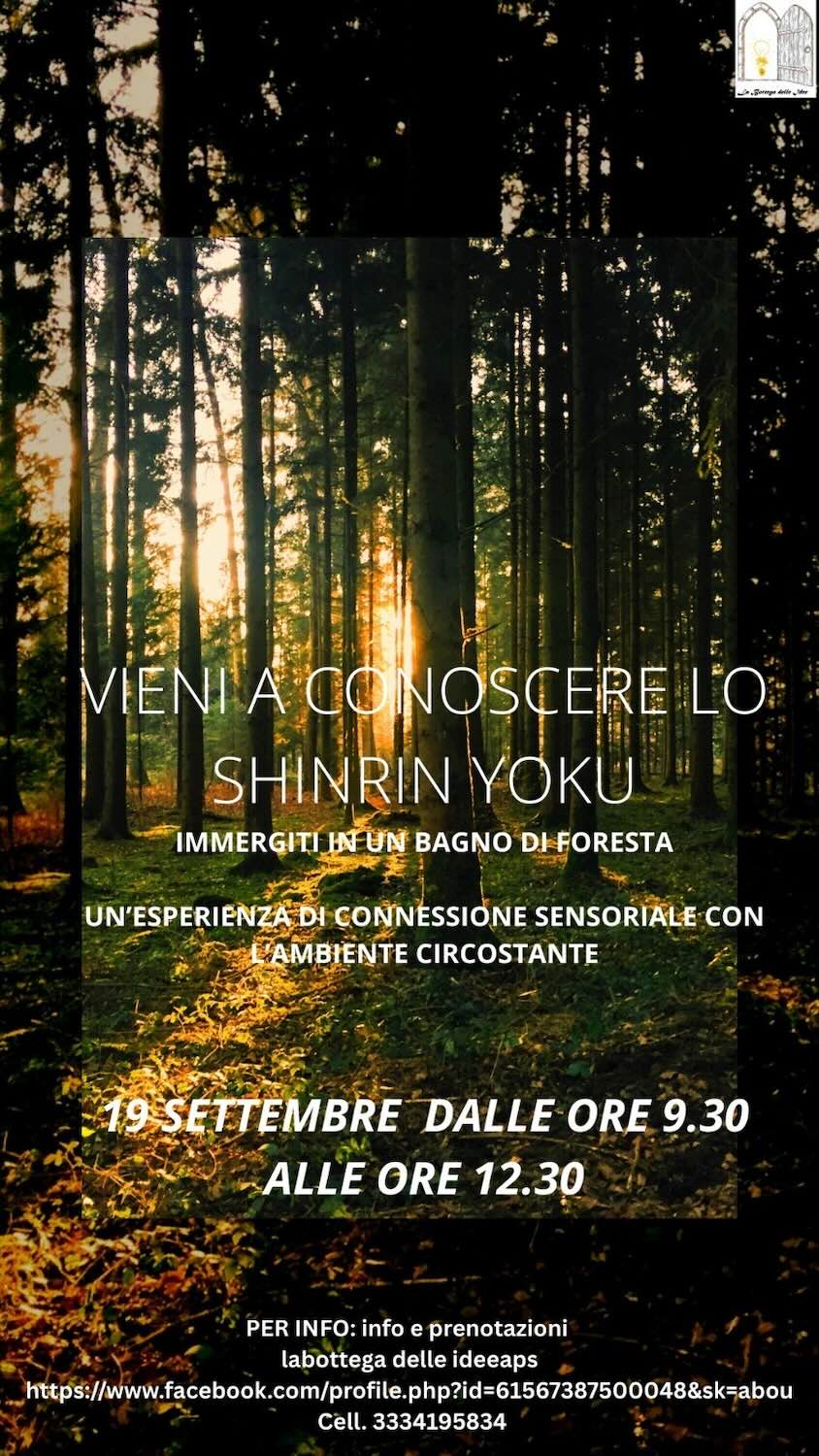 shinrin yoku 19 settembre